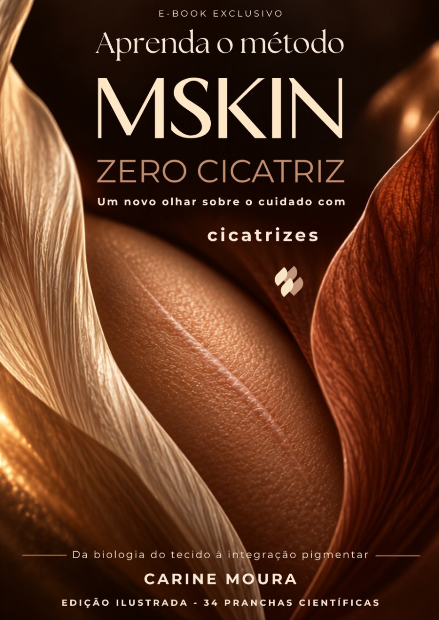 Capa do e-book Aprenda o Método MSKIN, Bioengenharia Estética da Cicatriz