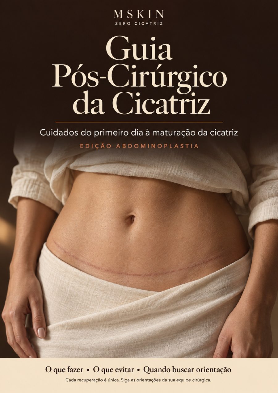 Capa: Guia Pós-Cirúrgico da Cicatriz