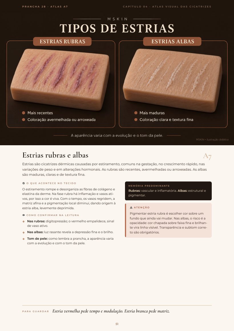 Página do e-book: Estrias rubras e albas