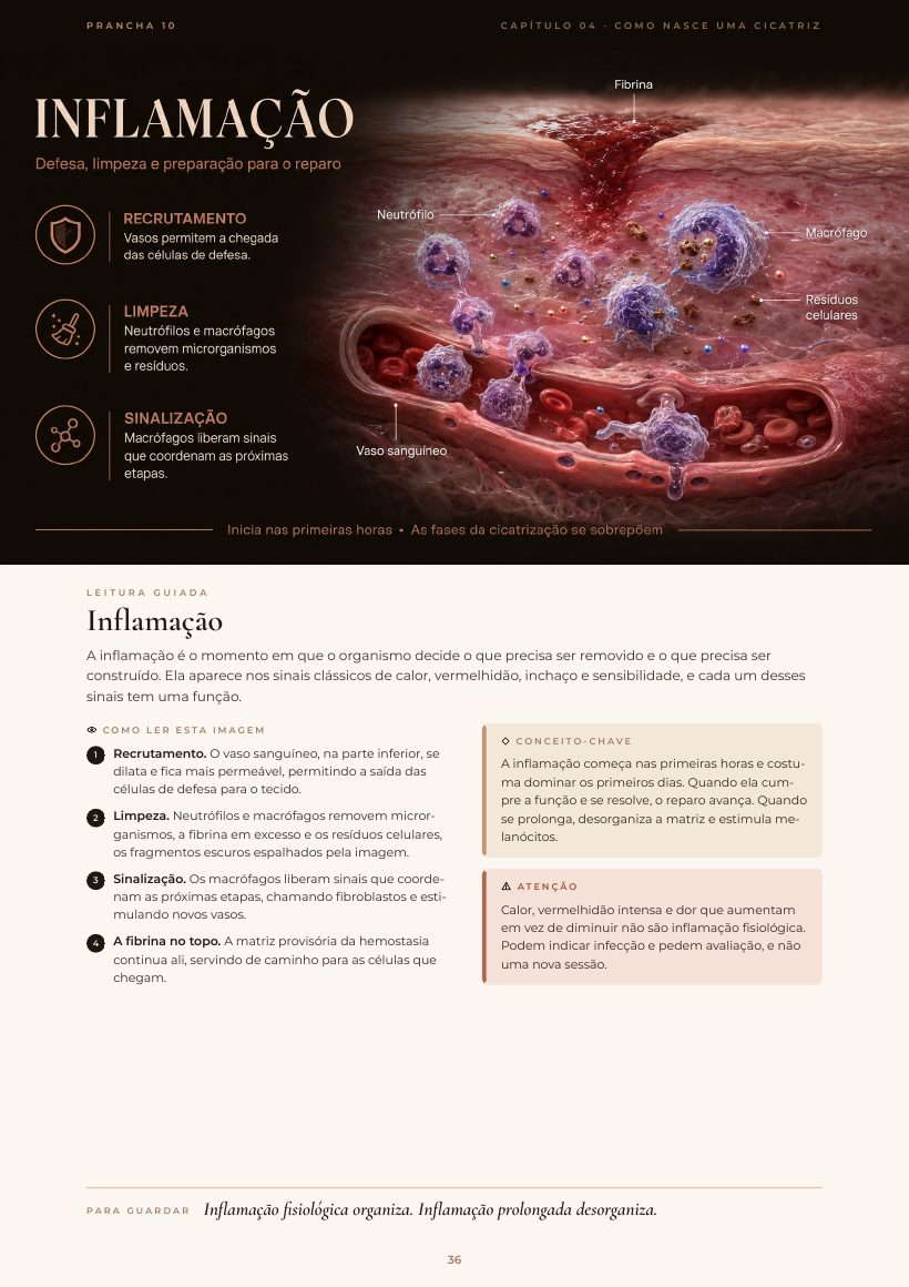 Página do e-book: Inflamação