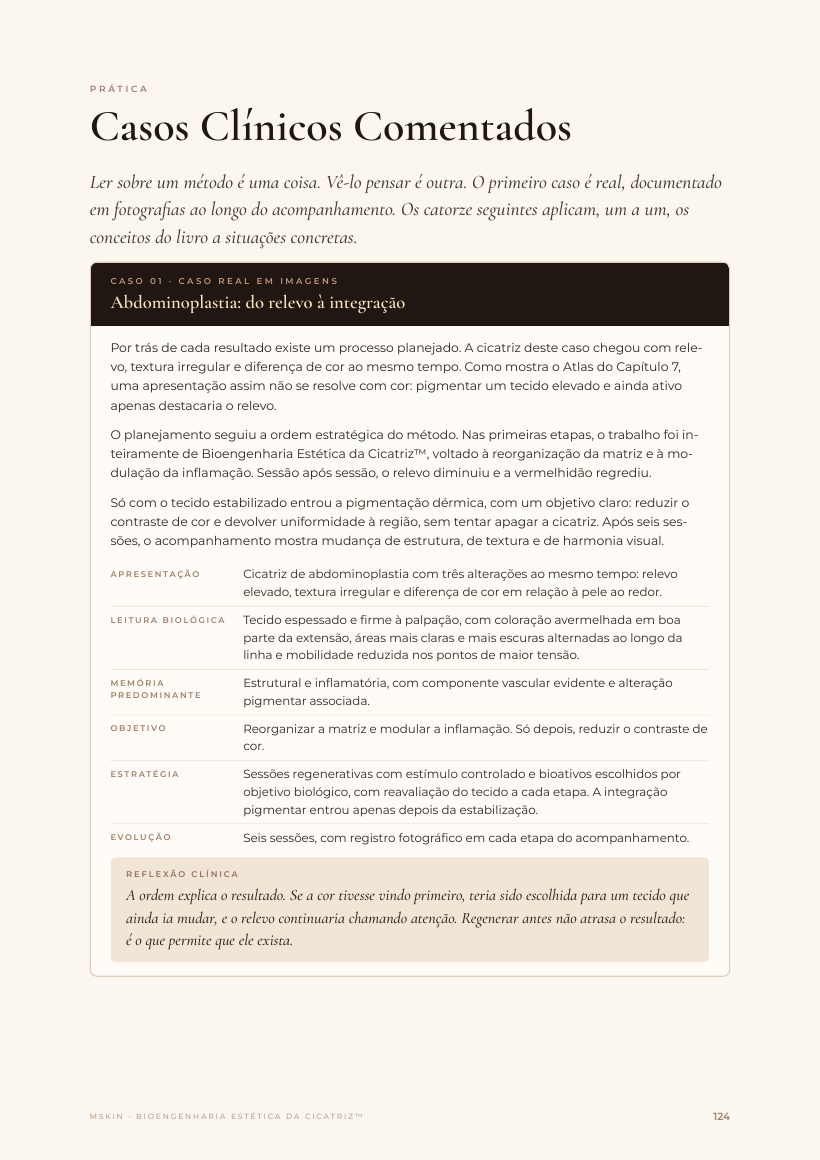 Página do e-book: Casos clínicos comentados